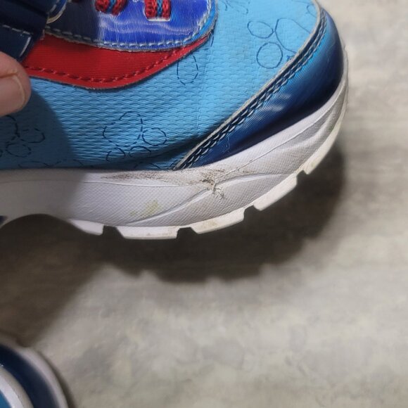 #259 Paw Patrol Kid Light Up Shoes sz 8 - Picture 4 of 7